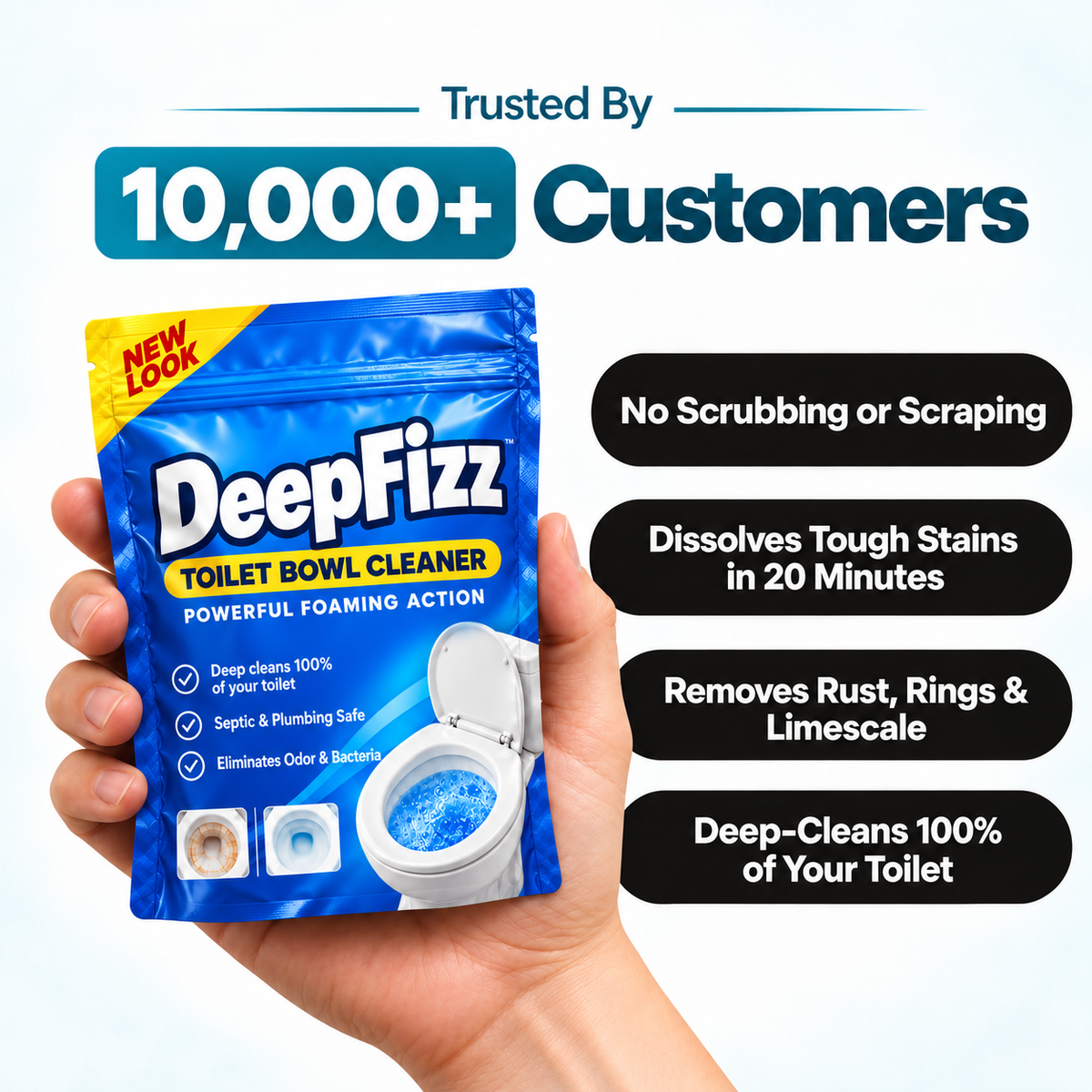 DeepFizz Foam Toilet Cleaner