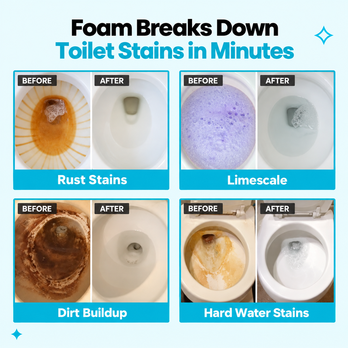 DeepFizz Foam Toilet Cleaner