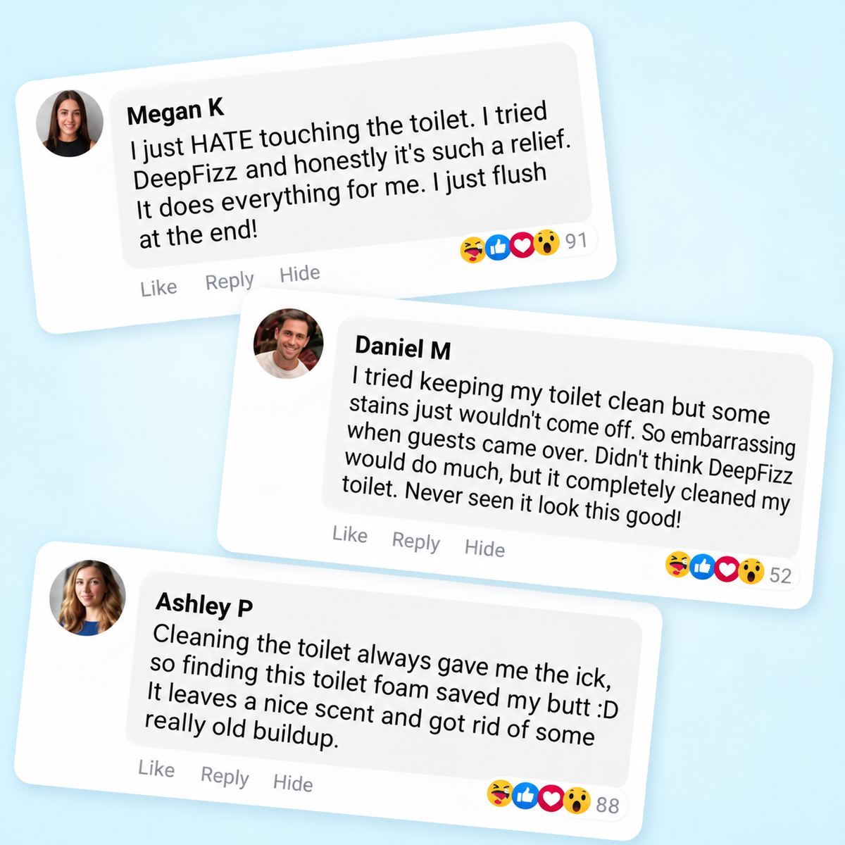 DeepFizz Foam Toilet Cleaner