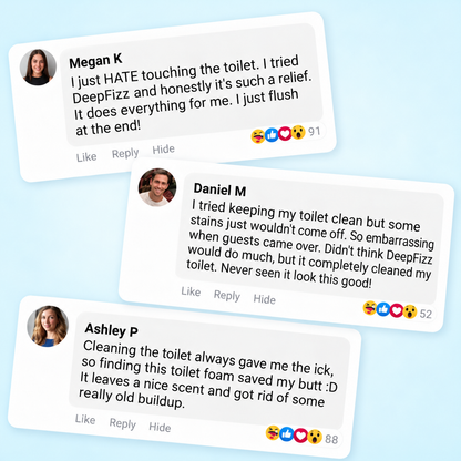 DeepFizz Foam Toilet Cleaner